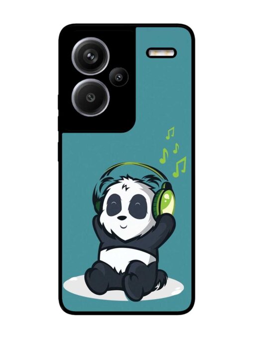 Music Panda Glossy Metal Phone Cover for Xiaomi Redmi Note 13 Pro Plus (5G) Zapvi