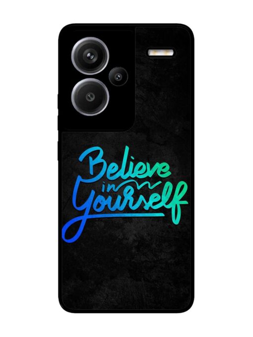 Believe In Yourself Glossy Metal Phone Cover for Xiaomi Redmi Note 13 Pro Plus (5G) Zapvi