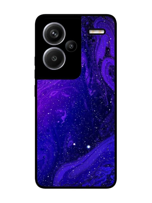 Galaxy Acrylic Abstract Art Glossy Metal Phone Cover for Xiaomi Redmi Note 13 Pro Plus (5G) Zapvi