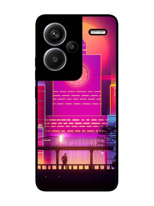 Clock Tower Glossy Metal TPU Phone Cover for Xiaomi Redmi Note 13 Pro Plus (5G) Zapvi