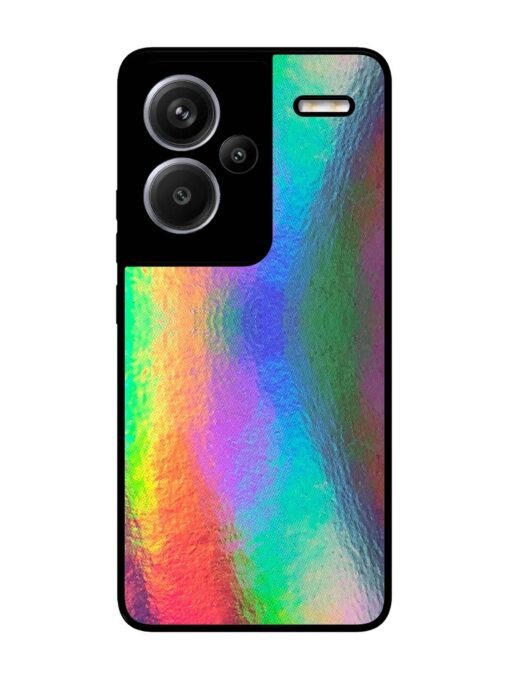 Colorful Holographic Background Glossy Metal TPU Phone Cover for Xiaomi Redmi Note 13 Pro Plus (5G)