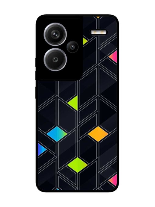 Abstract Mosaic Seamless Glossy Metal Phone Cover for Xiaomi Redmi Note 13 Pro Plus (5G) Zapvi