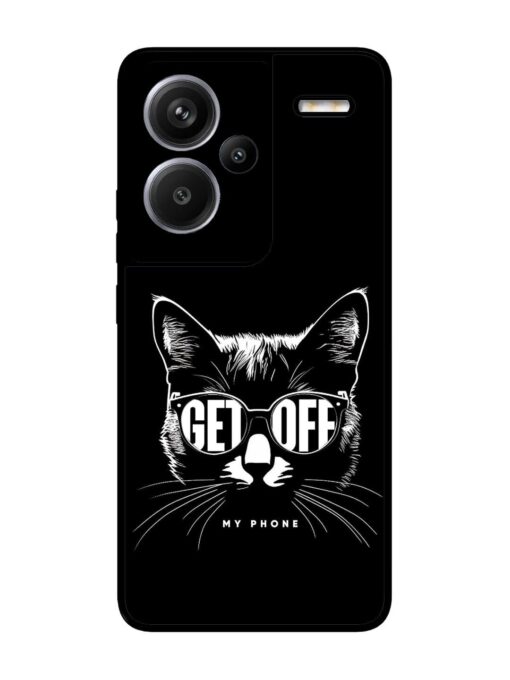 Get Off Glossy Metal TPU Phone Cover for Xiaomi Redmi Note 13 Pro Plus (5G) Zapvi