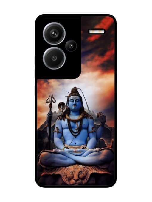 Jai Jai Shiv Glossy Metal Phone Cover for Xiaomi Redmi Note 13 Pro Plus (5G)