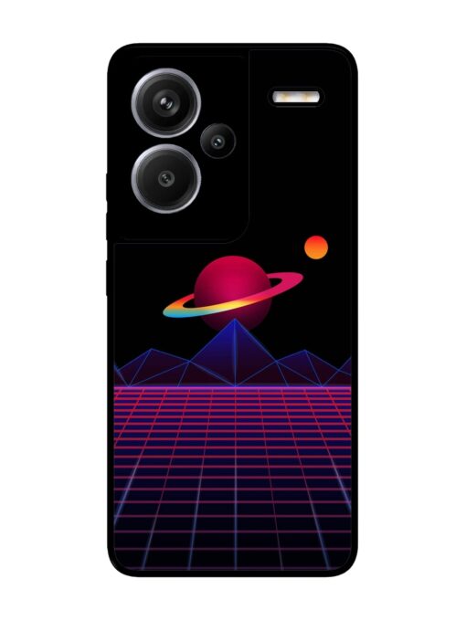 Wave Aesthetic Glossy Metal Phone Cover for Xiaomi Redmi Note 13 Pro Plus (5G)