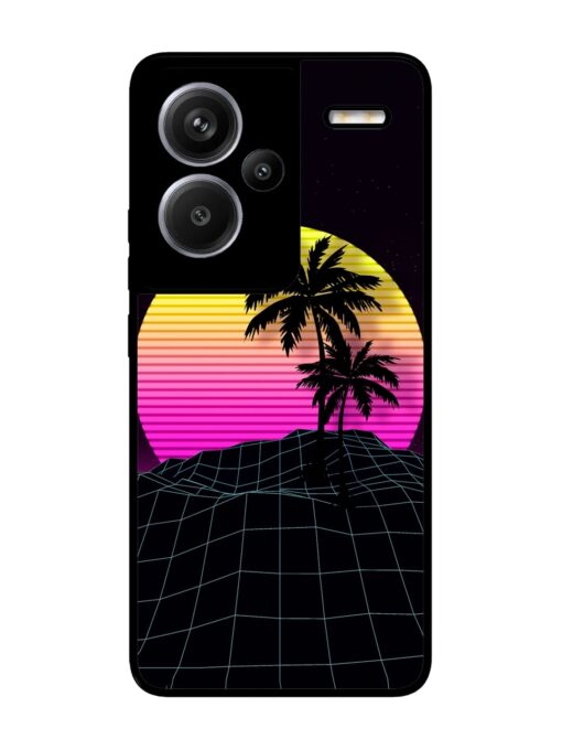 Coconut Vector Glossy Metal Phone Cover for Xiaomi Redmi Note 13 Pro Plus (5G) Zapvi