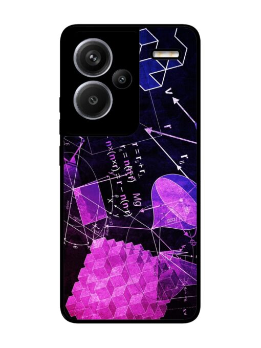 Math Physics Formula Art Glossy Metal Phone Cover for Xiaomi Redmi Note 13 Pro Plus (5G) Zapvi