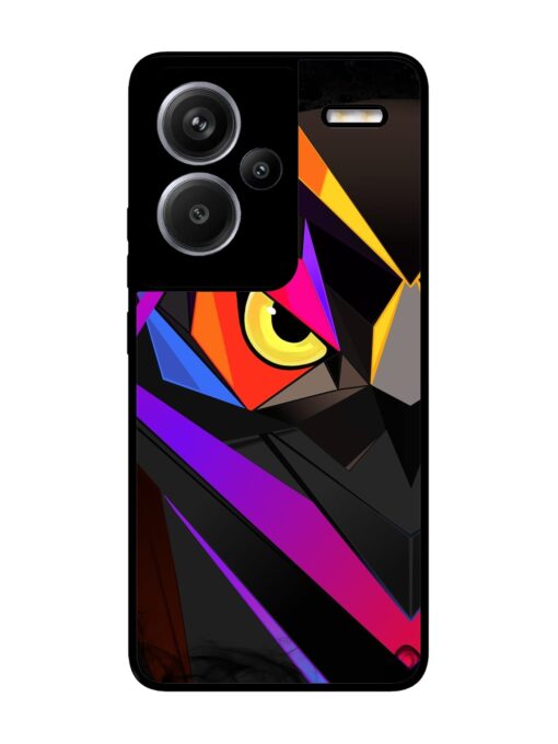 Wpap Owl Glossy Metal Phone Cover for Xiaomi Redmi Note 13 Pro Plus (5G) Zapvi