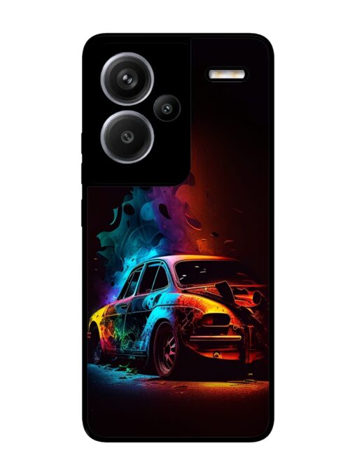 High Classic Car Art Glossy Metal Phone Cover for Xiaomi Redmi Note 13 Pro Plus (5G) Zapvi