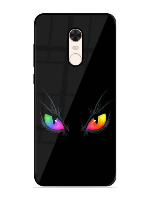 Cat Eyes Glossy Metal Phone Cover for Xiaomi Redmi Note 5 Zapvi