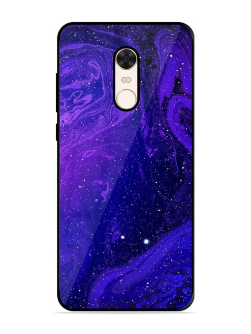 Galaxy Acrylic Abstract Art Glossy Metal Phone Cover for Xiaomi Redmi Note 5 Zapvi