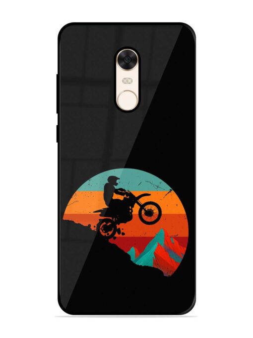 Mountain Bike Glossy Metal Phone Cover for Xiaomi Redmi Note 5 Zapvi