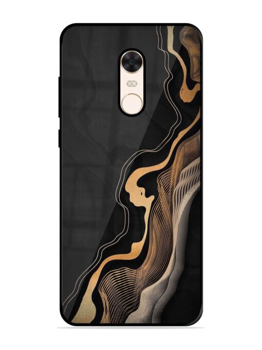 Abstract Art Glossy Metal TPU Phone Cover for Xiaomi Redmi Note 5 Zapvi