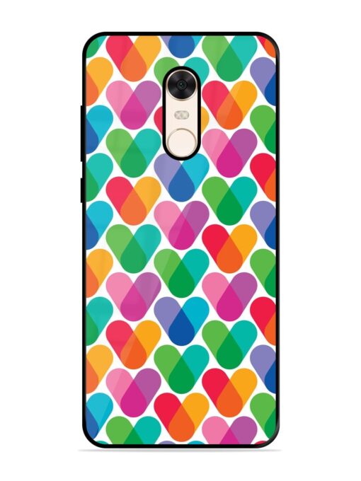 Overlapping Colors Colorful Glossy Metal TPU Phone Cover for Xiaomi Redmi Note 5 Zapvi