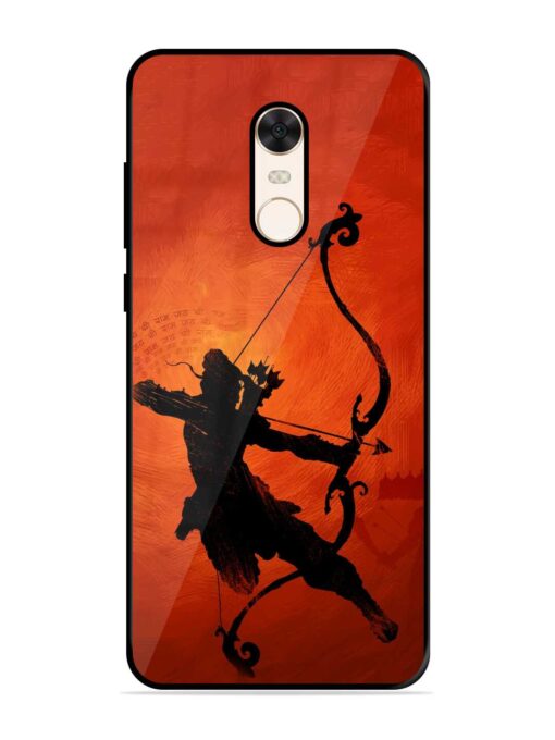 Illustration Lord Rama Glossy Metal Phone Cover for Xiaomi Redmi Note 5