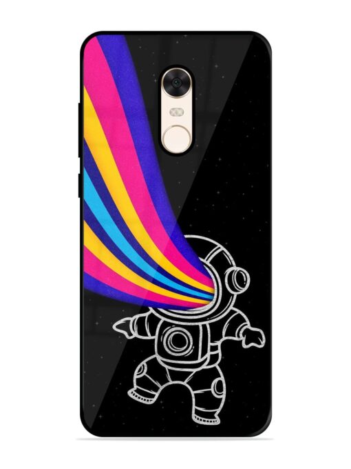 Astronaut Glossy Metal TPU Phone Cover for Xiaomi Redmi Note 5 Zapvi