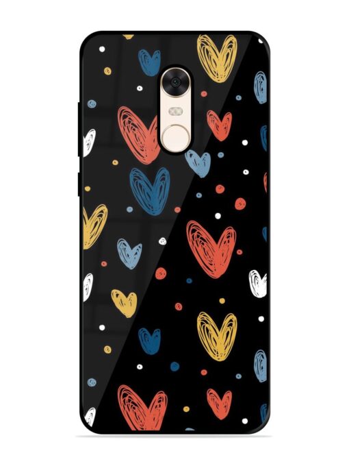 Happy Valentines Day Glossy Metal TPU Phone Cover for Xiaomi Redmi Note 5