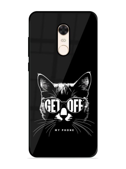 Get Off Glossy Metal TPU Phone Cover for Xiaomi Redmi Note 5 Zapvi