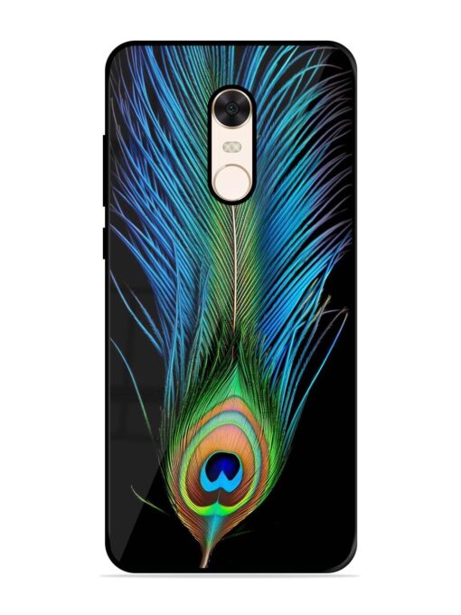 Peacock Feather Glossy Metal TPU Phone Cover for Xiaomi Redmi Note 5 Zapvi