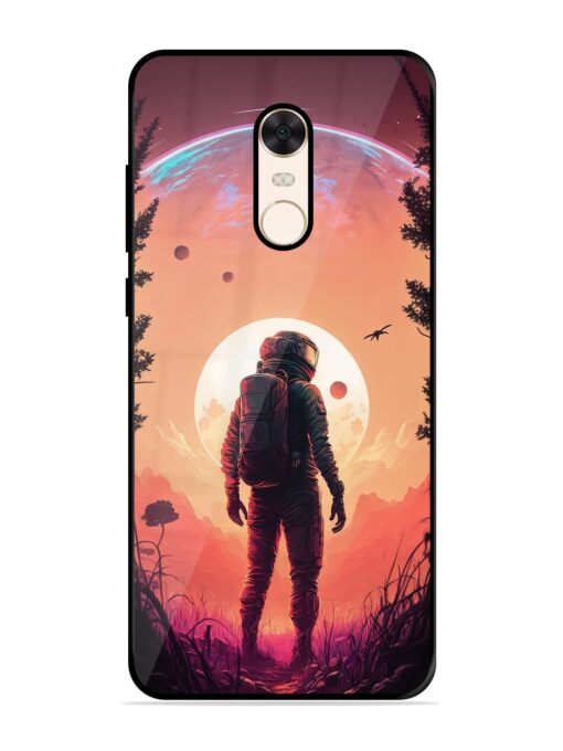 Red Sky At Morning Glossy Metal Phone Cover for Xiaomi Redmi Note 5