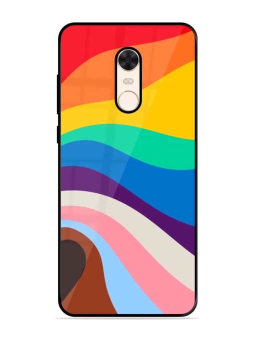 Minimal Pride Art Glossy Metal Phone Cover for Xiaomi Redmi Note 5 Zapvi