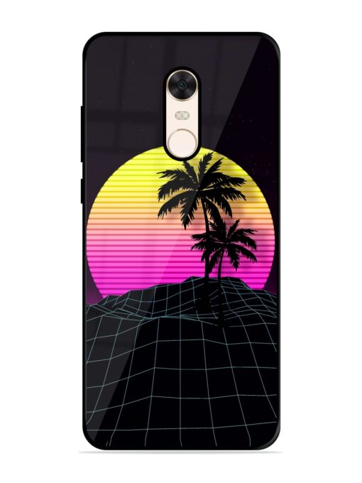 Coconut Vector Glossy Metal Phone Cover for Xiaomi Redmi Note 5