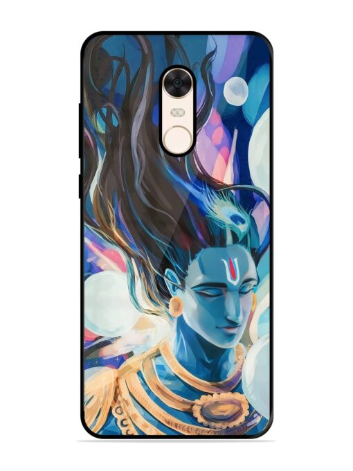 Bhagwan Sri Krishna Glossy Metal Phone Cover for Xiaomi Redmi Note 5 Zapvi