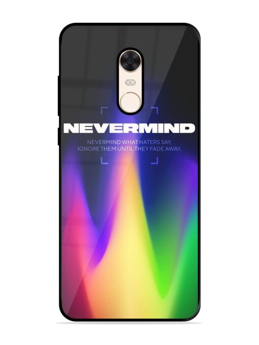 Nevermind Glossy Metal Phone Cover for Xiaomi Redmi Note 5 Zapvi