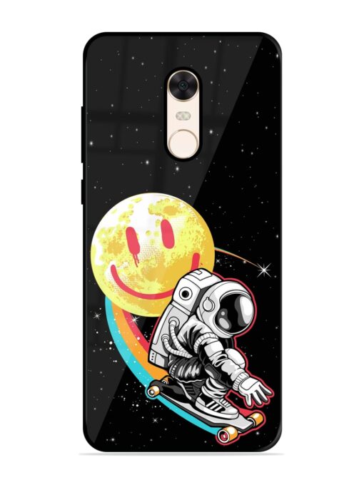 Astronaut Art Glossy Metal Phone Cover for Xiaomi Redmi Note 5