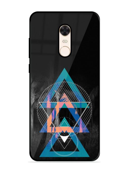 Indie Cross Glossy Metal Phone Cover for Xiaomi Redmi Note 5 Zapvi