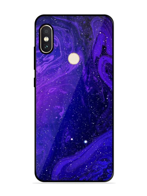 Galaxy Acrylic Abstract Art Glossy Metal Phone Cover for Xiaomi Redmi Note 5 Pro Zapvi