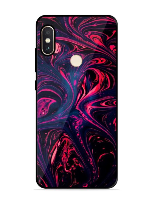 Abstract Background Glossy Metal Phone Cover for Xiaomi Redmi Note 5 Pro Zapvi