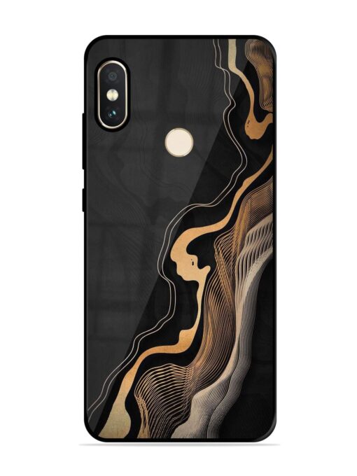 Abstract Art Glossy Metal TPU Phone Cover for Xiaomi Redmi Note 5 Pro Zapvi