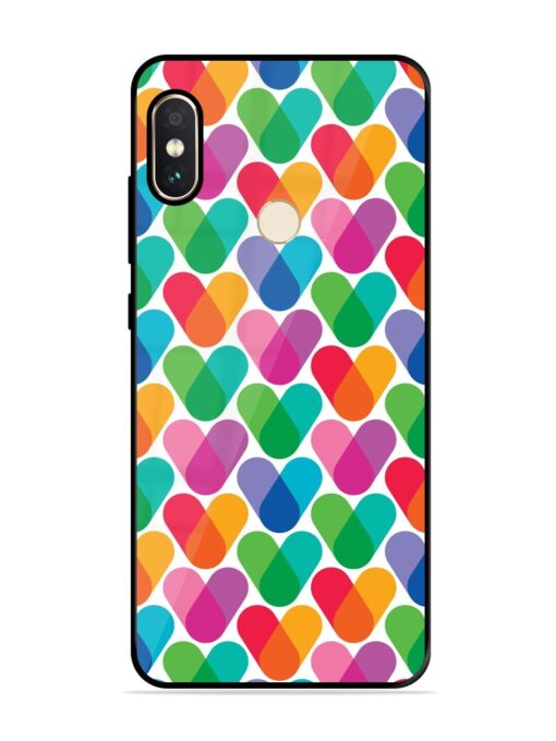 Overlapping Colors Colorful Glossy Metal TPU Phone Cover for Xiaomi Redmi Note 5 Pro Zapvi