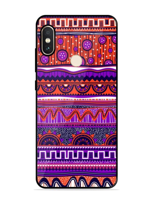 Ethnic Seamless Pattern Glossy Metal TPU Phone Cover for Xiaomi Redmi Note 5 Pro Zapvi