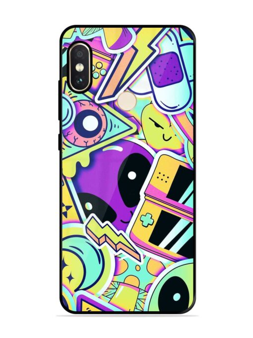 Scratch Art Glossy Metal Phone Cover for Xiaomi Redmi Note 5 Pro Zapvi