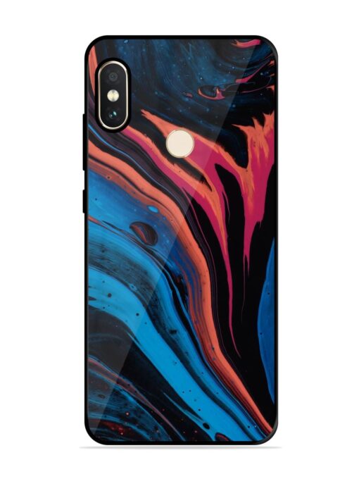 Liquefied Art Glossy Metal TPU Phone Cover for Xiaomi Redmi Note 5 Pro