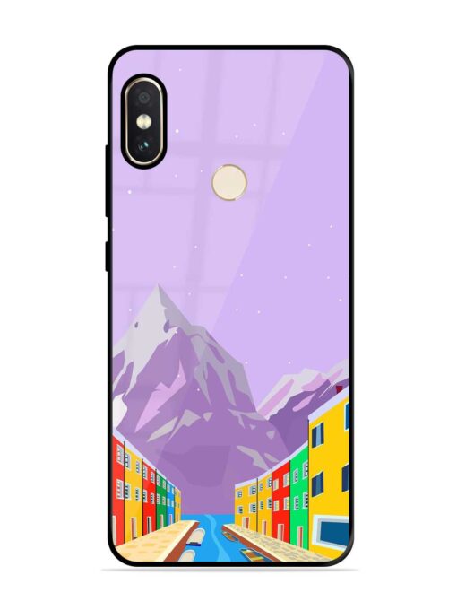 Venice City Illustration Glossy Metal Phone Cover for Xiaomi Redmi Note 5 Pro