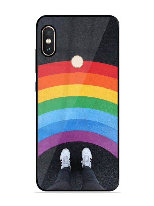 Legs Rainbow Glossy Metal TPU Phone Cover for Xiaomi Redmi Note 5 Pro Zapvi