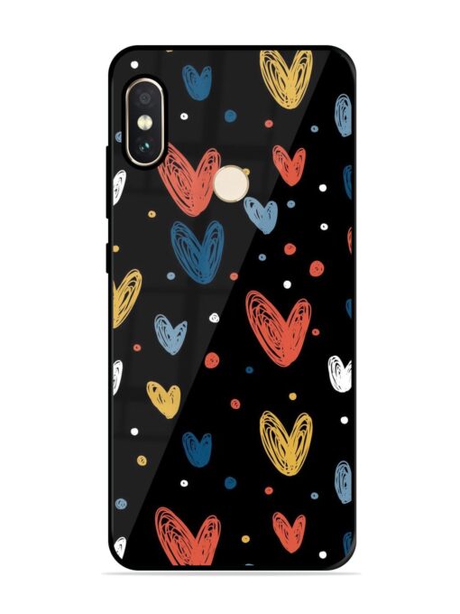 Happy Valentines Day Glossy Metal TPU Phone Cover for Xiaomi Redmi Note 5 Pro