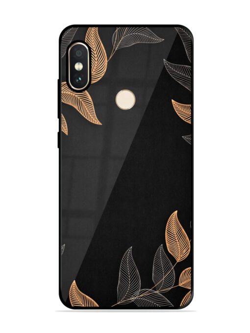 Foliage Art Glossy Metal Phone Cover for Xiaomi Redmi Note 5 Pro Zapvi