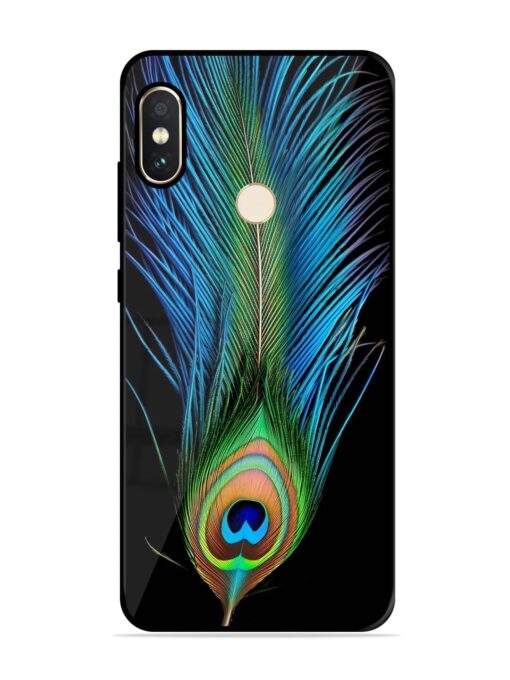 Peacock Feather Glossy Metal TPU Phone Cover for Xiaomi Redmi Note 5 Pro Zapvi