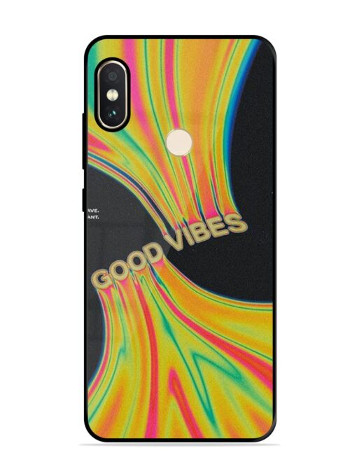 Good Vibes Glossy Metal Phone Cover for Xiaomi Redmi Note 5 Pro