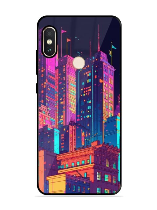 City View Glossy Metal Phone Cover for Xiaomi Redmi Note 5 Pro Zapvi