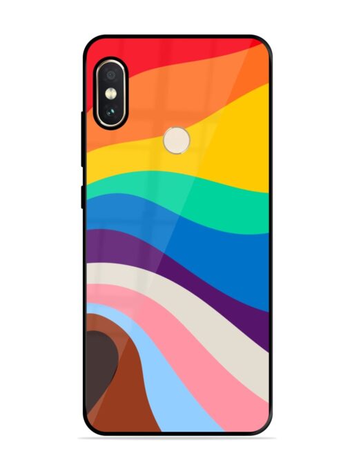 Minimal Pride Art Glossy Metal Phone Cover for Xiaomi Redmi Note 5 Pro Zapvi