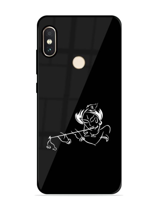 Krishna Flute Glossy Metal Phone Cover for Xiaomi Redmi Note 5 Pro