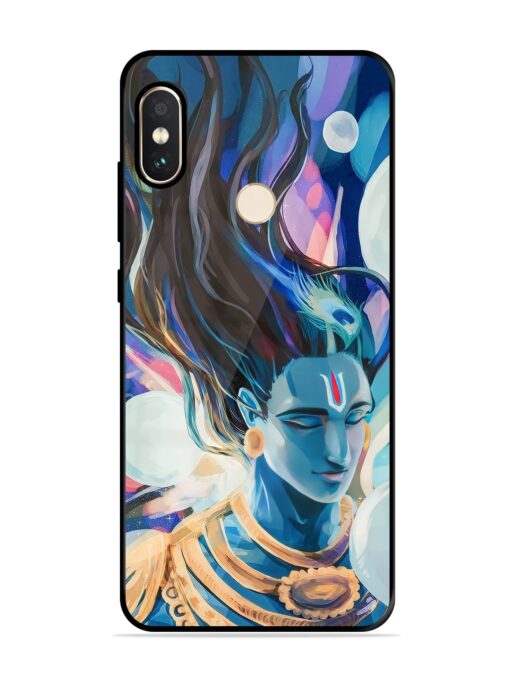 Bhagwan Sri Krishna Glossy Metal Phone Cover for Xiaomi Redmi Note 5 Pro Zapvi