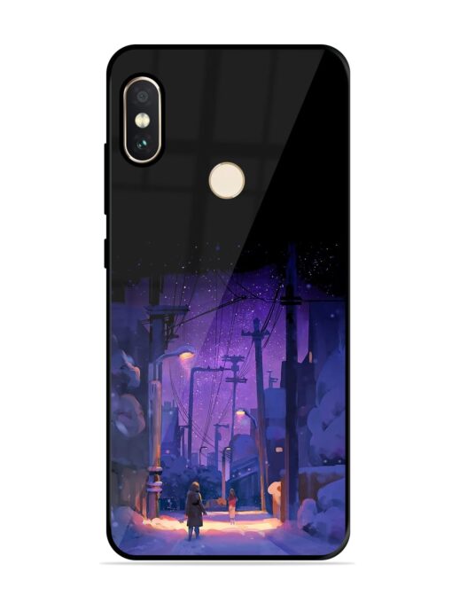 Winter Anime Art Glossy Metal Phone Cover for Xiaomi Redmi Note 5 Pro Zapvi