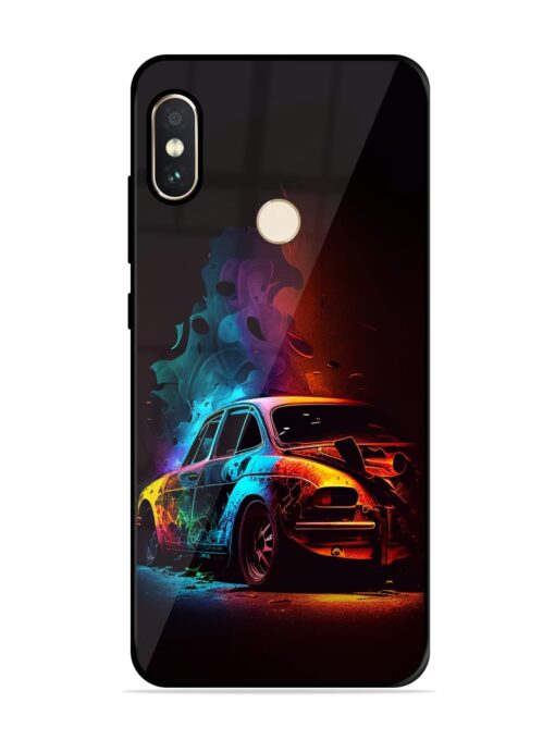 High Classic Car Art Glossy Metal Phone Cover for Xiaomi Redmi Note 5 Pro