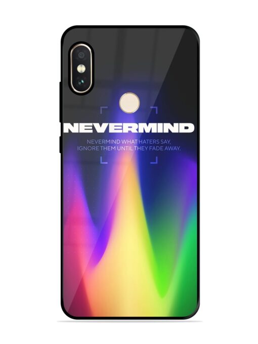 Nevermind Glossy Metal Phone Cover for Xiaomi Redmi Note 5 Pro Zapvi